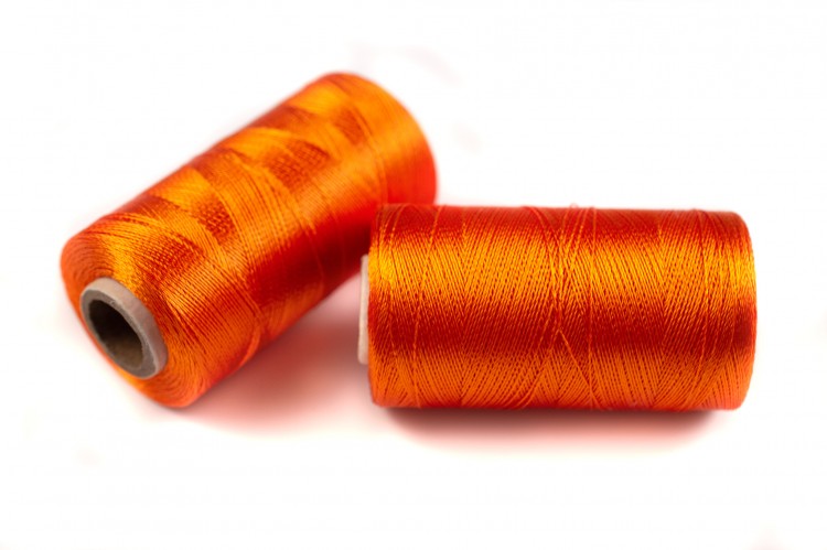 Нитки Doli для кистей и вышивки, цвет 3830 оранжевый, 100% вискоза, 500м, 1шт Нитки Doli для кистей и вышивки, цвет 3830 оранжевый, 100% вискоза, 500м, 1шт