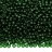 Бисер японский MIYUKI круглый 11/0 #0156F темный изумруд, матовый прозрачный, 10 грамм - Бисер японский MIYUKI круглый 11/0 #0156F темный изумруд, матовый прозрачный, 10 грамм