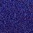 Бисер японский MIYUKI круглый 15/0 #0020F кобальт, матовый, серебряная линия внутри, 10 грамм - Бисер японский MIYUKI круглый 15/0 #0020F кобальт, матовый, серебряная линия внутри, 10 грамм