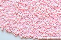 Бисер китайский круглый размер 8/0, цвет 1126 розовый, 450г