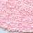 Бисер китайский круглый размер 8/0, цвет 1126 розовый, 450г - Бисер китайский круглый размер 8/0, цвет 1126 розовый, 450г