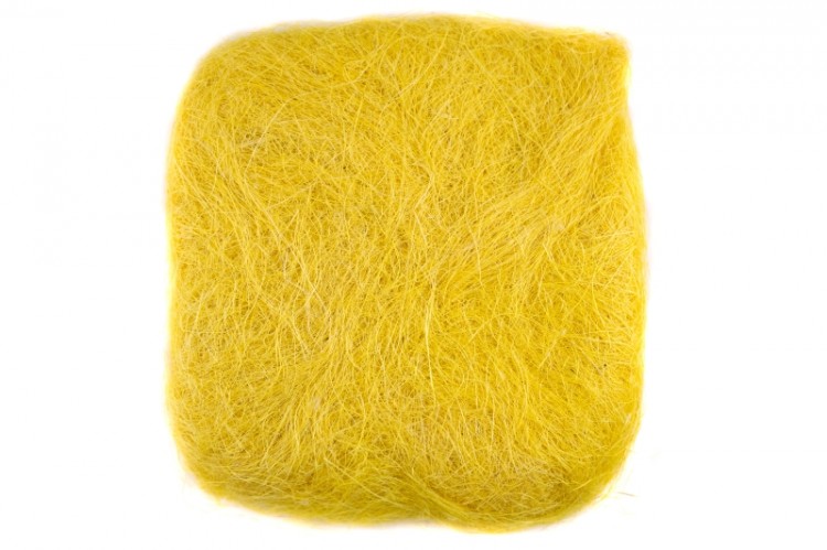 Сизаль (натуральное волокно), цвет 3 желтый, 1020-011, 100г Сизаль (натуральное волокно), цвет 3 желтый, 1020-011, 100г