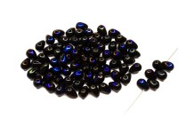 Бусины Side Drill Tear Drop 6х4мм, отверстие 0,8мм, цвет 23980/22203 Azuro непрозрачный, 754-054, 10г (около 70шт)