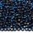 Бисер чешский PRECIOSA круглый 10/0 67100 синий, серебряная линия внутри, квадратное отверстие, 5 грамм - Бисер чешский PRECIOSA круглый 10/0 67100 синий, серебряная линия внутри, квадратное отверстие, 5 грамм