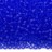Бисер японский TOHO круглый 15/0 #0942F сапфир, матовый прозрачный, 10 грамм - Бисер японский TOHO круглый 15/0 #0942F сапфир, матовый прозрачный, 10 грамм
