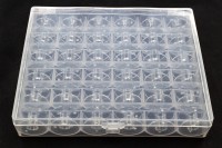 Органайзер для хранения 36 шпулек 145х120х25мм, диаметр катушек 20мм, пластиковый, 1005-115, 1шт