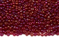 Бисер чешский PRECIOSA круглый 11/0 91090 бордовый радужный, 50г