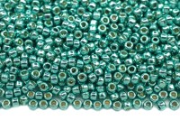 Бисер японский TOHO круглый 15/0 #PF0578 бирюза, Permanent Finish гальванизированный, 10 грамм