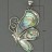 Подвеска Бабочка из морской ракушки 48х33х4мм, отверстие 8х5мм, цвет античное серебро/бежево-зеленый, латунь, 45-003, 1шт - Подвеска Бабочка из морской ракушки, размер 48*33*4мм, отверстие 8*5мм, фурнитура из латуни, оттенок