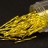 Бисер чешский PRECIOSA стеклярус 87010 30мм витой желтый, серебряная линия внутри, 50г - Бисер чешский PRECIOSA стеклярус 87010 30мм витой желтый, серебряная линия внутри, 50г