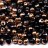 Бисер MIYUKI Drops 3,4мм #55034 Black Capri Gold, непрозрачный, 10 грамм - Бисер MIYUKI Drops 3,4мм #55034 Black Capri Gold, непрозрачный, 10 грамм