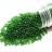 Бисер японский TOHO круглый 11/0 #0167B зеленая трава, радужный прозрачный, 10 грамм - Бисер японский TOHO круглый 11/0 #0167B зеленая трава, радужный прозрачный, 10 грамм