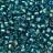Бисер японский TOHO круглый 6/0 #0274 хрусталь/зеленый чирок, окрашенный изнутри, 10 грамм - Бисер японский TOHO круглый 6/0 #0274 хрусталь/зеленый чирок, окрашенный изнутри, 10 грамм