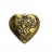 Подвеска-медальон Сердце 29х29х7мм, отверстие 1,5мм, цвет античная бронза, железо, 22-020, 1шт - Подвеска-медальон Сердце 29х29х7мм, отверстие 1,5мм, цвет античная бронза, железо, 22-020, 1шт