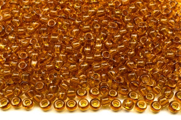 Бисер японский TOHO круглый 11/0 #2156 мёд, прозрачный, 10 грамм Бисер японский TOHO круглый 11/0 #2156 мёд, прозрачный, 10 грамм