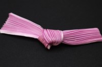 Лента шелковая Шибори, ширина 12см, цвет №078 розовый, 20см