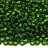 Бисер чешский PRECIOSA круглый 10/0 57120 зеленый, серебряная линия внутри, квадратное отверстие, 5 грамм - Бисер чешский PRECIOSA круглый 10/0 57120 зеленый, серебряная линия внутри, квадратное отверстие, 5 грамм