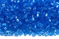 Бисер китайский рубка размер 11/0, цвет 0003 голубой прозрачный, 450г