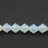 Бусины биконусы хрустальные 6мм, цвет WHITE OPAL, 747-024, 10шт - Бусины биконусы хрустальные 6мм, цвет WHITE OPAL, 747-024, 10шт