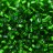 Бисер японский TOHO Hexagon шестиугольный 11/0 #0027B зеленая трава, серебряная линия внутри, 5 грамм - Бисер японский TOHO Hexagon шестиугольный 11/0 #0027B зеленая трава, серебряная линия внутри, 5 грамм