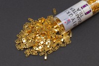 Бисер японский MIYUKI Quarter TILA #0191 золото 24К снаружи, 1 туба (около 7 грамм)