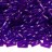 Бисер японский Miyuki Twisted Bugle 2х6мм #1721 пурпурный, прозрачный, 10 грамм - Бисер японский Miyuki Twisted Bugle 2х6мм #1721 пурпурный, прозрачный, 10 грамм