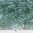Бисер японский Miyuki Bugle стеклярус 6мм #2445 морская пена, глянцевый прозрачный, 10 грамм - Бисер японский Miyuki Bugle стеклярус 6мм #2445 морская пена, глянцевый прозрачный, 10 грамм