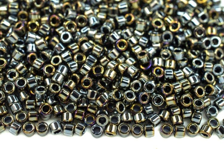 Бисер японский MIYUKI Delica цилиндр 11/0 DB-0026 темная сталь, металлизированный, 5 грамм Бисер японский MIYUKI Delica цилиндр 11/0 DB-0026 темная сталь, металлизированный, 5 грамм Бисер японский MIYUKI Delica цилиндр 11/0 DB-0026 темная сталь, металлизированный, 5 грамм