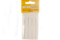 Иглы для бисера Beadsmith с большим ушком, длина 55мм, простое ушко, сталь, 1034-112, 1 уп (4шт)