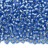 Бисер японский MIYUKI круглый 15/0 #0019 сапфир, серебряная линия внутри, 10 грамм - Бисер японский MIYUKI круглый 15/0 #0019 сапфир, серебряная линия внутри, 10 грамм