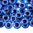 Кабошон стеклянный круглый с принтом Глаз 14х5мм, оттенок синий, 2030-056, 10шт - Кабошон стеклянный круглый с принтом Глаз 14х5мм, оттенок синий, 2030-056, 10шт