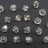Бусина биконус Swarovski 5328 #001 SSHA 3мм Silver Shade, 5328-3-001-374, 20шт - Бусина биконус Swarovski 5328 #001 SSHA 3мм Silver Shade, 5328-3-001-374, 20шт