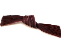 Лента шелковая Шибори, ширина 12см, цвет №077 коричневый, 20см