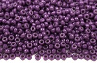 Бисер японский MIYUKI круглый 11/0 #4490 темный фиолетовый, непрозрачный Duracoat, 10 грамм