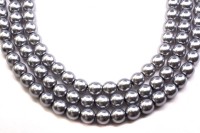 Жемчуг Preciosa, цвет 70423 серо-сиреневый, 6мм, 10шт