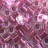 Бисер японский TOHO Cube кубический 4мм #0267 хрусталь/розовое золото, окрашенный изнутри, 5 грамм - Бисер японский TOHO Cube кубический 4мм #0267 хрусталь/розовое золото, окрашенный изнутри, 5 грамм