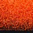Бисер чешский PRECIOSA круглый 11/0 08789 неон прозрачный, оранжевая линия внутри, 50г - Бисер чешский PRECIOSA круглый 11/0 08789 неон прозрачный, оранжевая линия внутри, 50г