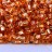 Бисер чешский PRECIOSA ТРИАНГЛ 3,5х3,5мм 78185 оранжевый, серебряная линия внутри, 50г - Бисер чешский PRECIOSA ТРИАНГЛ 3,5х3,5мм 78185 оранжевый, серебряная линия внутри, 50г