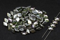 Бусины GemDuo 8х5мм, отверстие 0,8мм, цвет 80130/26536 Backlit Opalescense, 709-206, 10г (около 64шт)
