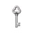 Подвеска Ключ TierraCast 22х9мм, отверстие 3мм, цвет античное серебро, 94-2270-12, 1шт - Подвеска Ключ TierraCast Серебро с чернением, 22*9мм, отверстие 3мм, 94-2270-12, 1шт