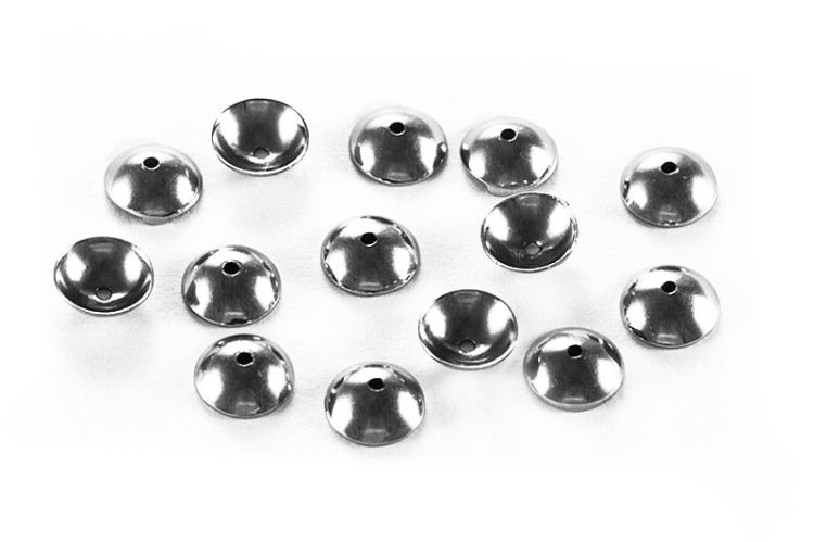 Обниматель для бусины 6х2мм, внутренний диаметр 5мм, отверстие 0,5мм, цвет стальной, хирургическая сталь, 02-028, 10шт Обниматель для бусины 6х2мм, внутренний диаметр 5мм, отверстие 0,5мм, цвет стальной, хирургическая сталь, 02-028, 10шт