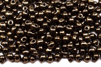 Бисер MIYUKI Drops 3,4мм #55030 черная бронза, непрозрачный, 10 грамм