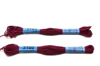 Мулине Gamma, цвет 3100 светло-вишневый, хлопок, 8м, 1шт