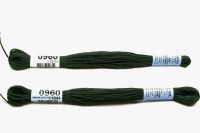 Мулине Gamma, цвет 0960 темно-зеленый, хлопок, 8м, 1шт