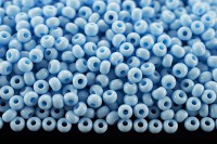 Бисер чешский PRECIOSA круглый 6/0 63000 голубой непрозрачный, 50г