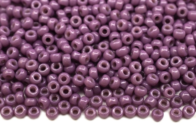 Бисер японский MIYUKI круглый 11/0 #4489 фиолетовый, непрозрачный Duracoat, 10 грамм Бисер японский MIYUKI круглый 11/0 #4489 фиолетовый, непрозрачный Duracoat, 10 грамм