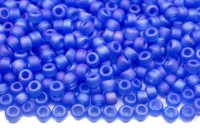 Бисер японский MIYUKI круглый 8/0 #0150FR сапфир, матовый радужный, 10 грамм