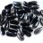 Бусины Chilli beads 4х11мм, два отверстия 0,9мм, цвет 23980/29121 черный/радужный, 702-014, около 10г (около 35шт) - Бусины Chilli beads 4х11мм, два отверстия 0,9мм, цвет 23980/29121 черный/радужный, 702-014, около 10г (около 35шт)