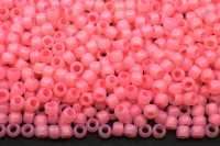 Бисер японский TOHO круглый 8/0 #0145F нежно-розовый, матовый цейлон, 10 грамм