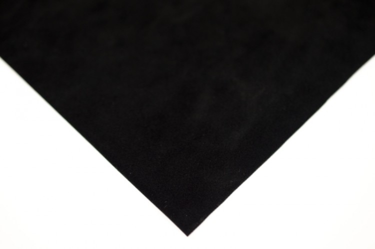 Замша искусственная двухсторонняя, размер 15х20см, толщина 0,85мм, цвет чёрный, 1028-062, 1шт Замша искусственная двухсторонняя, размер 15х20см, толщина 0,85мм, цвет чёрный, 1028-062, 1шт